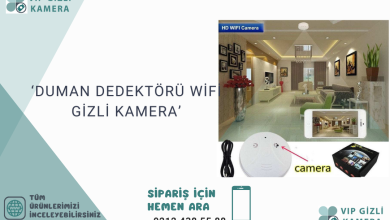 Duman Dedektoru WiFi Gizli Kamera